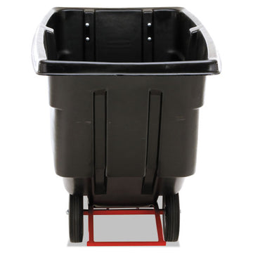 Rubbermaid® Commercial Rotomolded Tilt Truck, Rectangular, Plastic, 850 Lb Capacity, Black freeshipping - TVN Wholesale